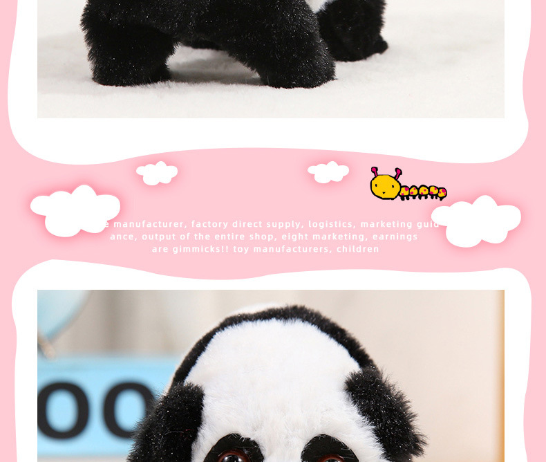 Factory Direct Sales New Electric Plush Toy Stall Supply Simulation Giant Panda Music Toy Wholesale Customization Factory Direct Sales New Electric Plush Toy Stall Supply Simulation Giant Panda Music Toy Wholesale Customization