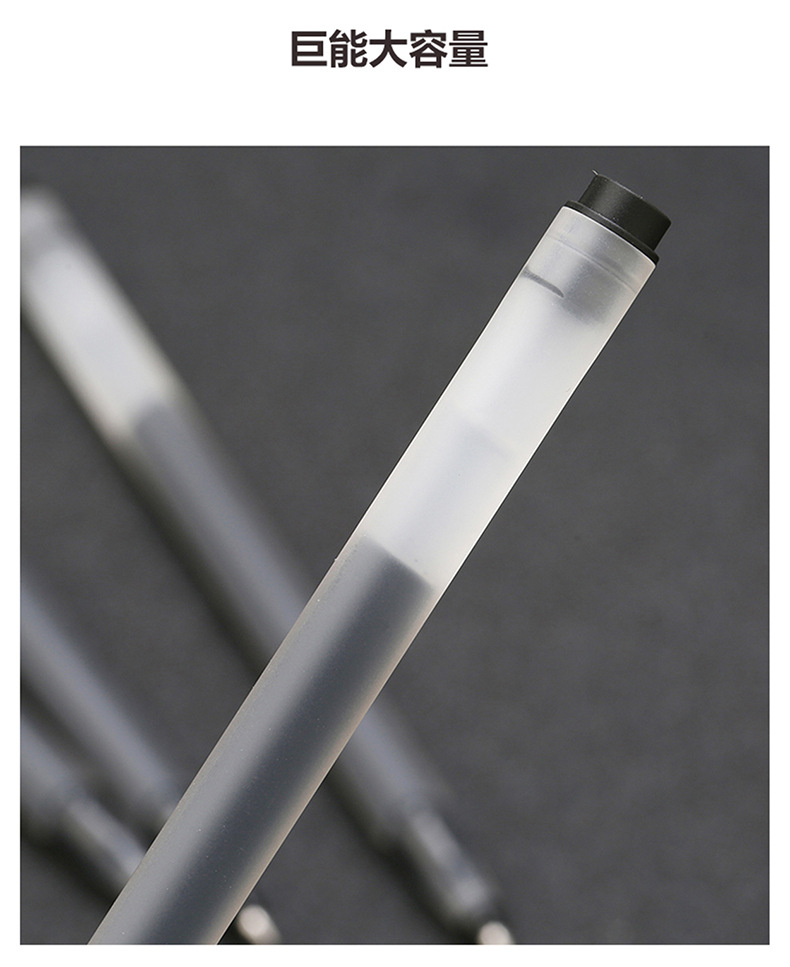 0.5mm black red giant can write neutral pen office stationery school supplies water-based signature pen carbon pen