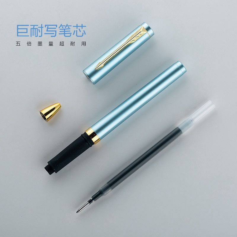 Gel Pen Custom Logo Giant Writing High-End Faux-Metallic 0.7 Signature Pen Advertising Marker Gift Ball Pen
