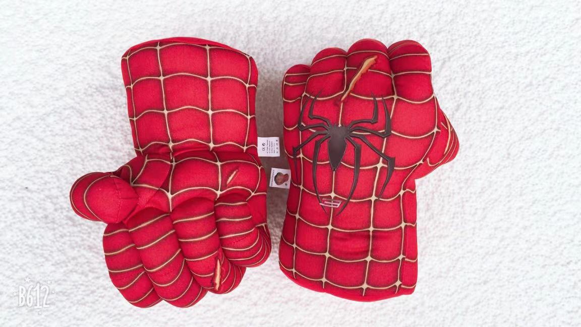 [Foreign Trade Cross-Border] New Green Fist Red Spider Gloves Plush Toy Manufacturer Children's Boxing Gloves Giant