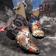 2020 Giant Ti Whole Independent Station Wish Foreign Trade Large Size High Heel Denim Tube Women's Boots 2020 Giant Ti Whole Independent Station Wish Foreign Trade Large Size High Heel Denim Tube Women's Boots