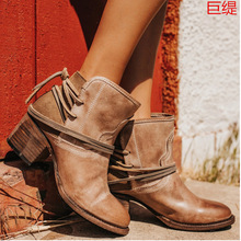 2020 Giant Ti Whole Independent Station Wish Foreign Trade Large Size High Heel Denim Tube Women's Boots 2020 Giant Ti Whole Independent Station Wish Foreign Trade Large Size High Heel Denim Tube Women's Boots