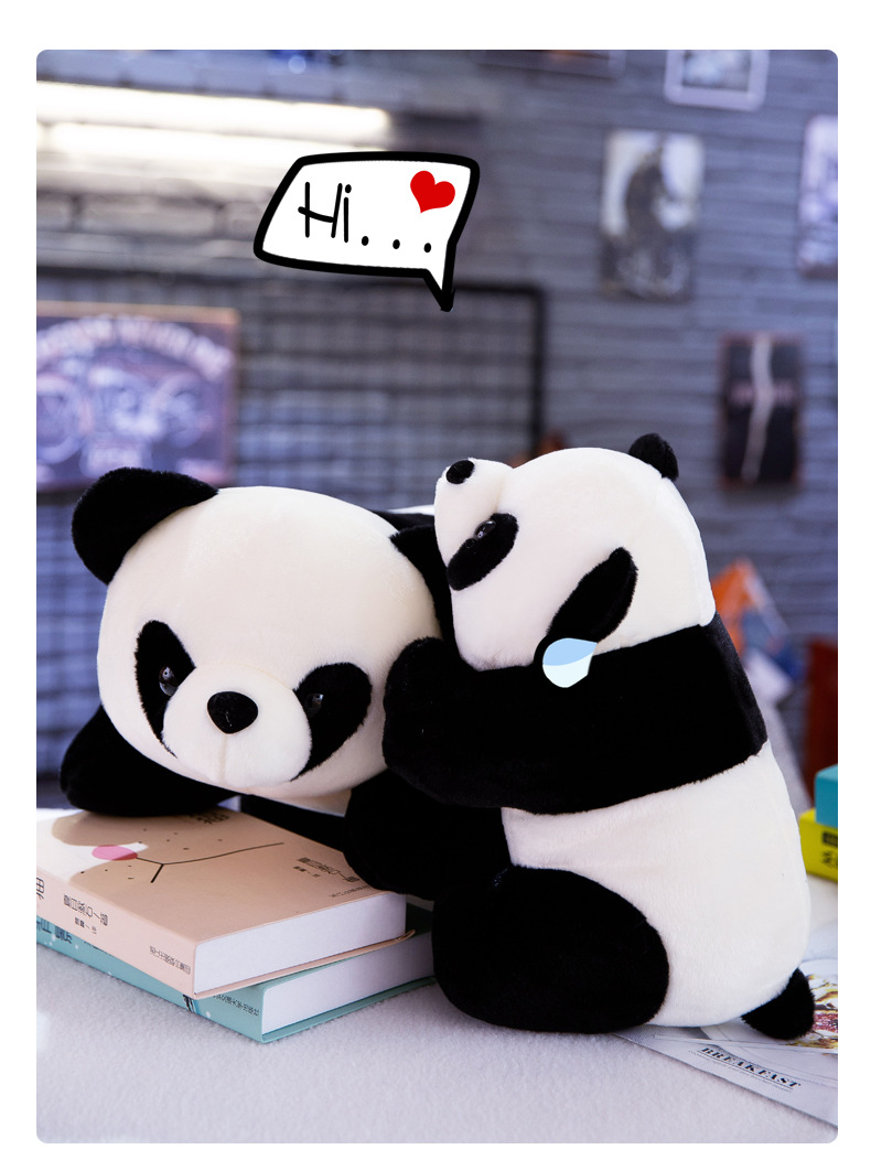 Simulation Giant Panda Doll Stuffed Doll Factory Wholesale Cute Animal Doll Custom Logo Simulation Giant Panda Doll Stuffed Doll Factory Wholesale Cute Animal Doll Custom Logo