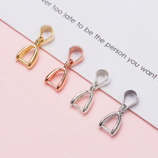 S925 pure silver plated platinum garnet huggable bear necklace simple and versatile fashion valentine's day gift popular in Japan and South Korea