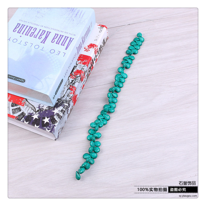 Drop shape turquoise scatter beads diy jewelry accessories handmade beads material necklace bracelet beads Drop shape turquoise scatter beads diy jewelry accessories handmade beads material necklace bracelet beads