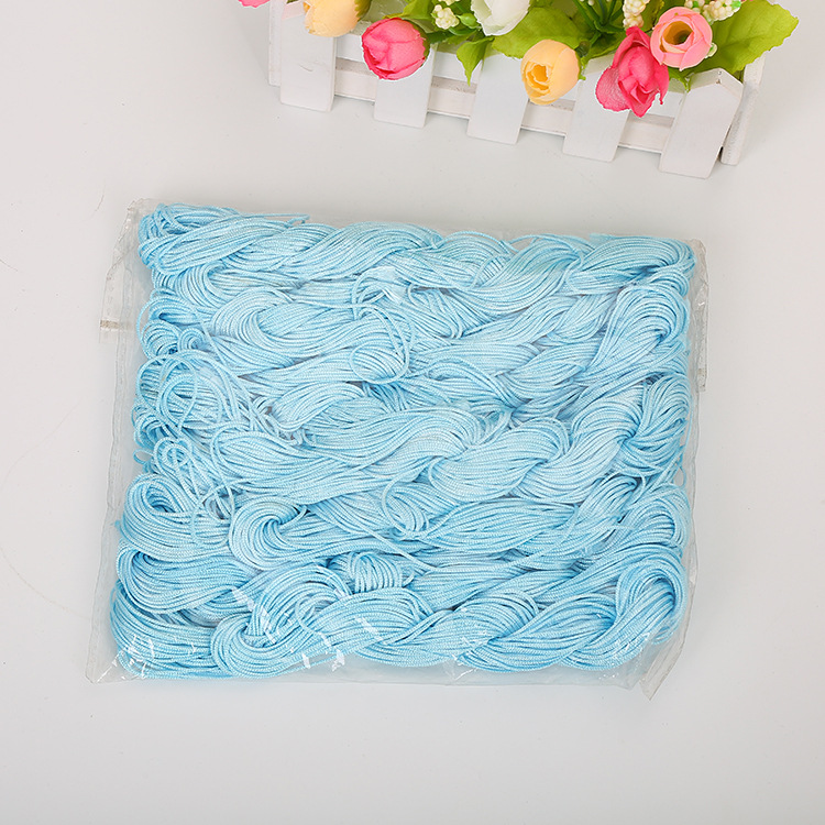 DIY Handmade Jewelry Accessories Bracelet Woven Material a Jade Thread 1mm Chinese Knot Rope Cord for Braiding Tassel/Fringe Wholesale DIY Handmade Jewelry Accessories Bracelet Woven Material a Jade Thread 1mm Chinese Knot Rope Cord for Braiding Tassel/Fringe Wholesale