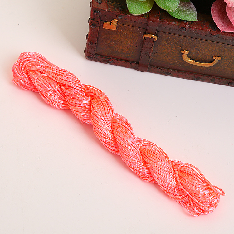DIY Handmade Jewelry Accessories Bracelet Woven Material a Jade Thread 1mm Chinese Knot Rope Cord for Braiding Tassel/Fringe Wholesale DIY Handmade Jewelry Accessories Bracelet Woven Material a Jade Thread 1mm Chinese Knot Rope Cord for Braiding Tassel/Fringe Wholesale