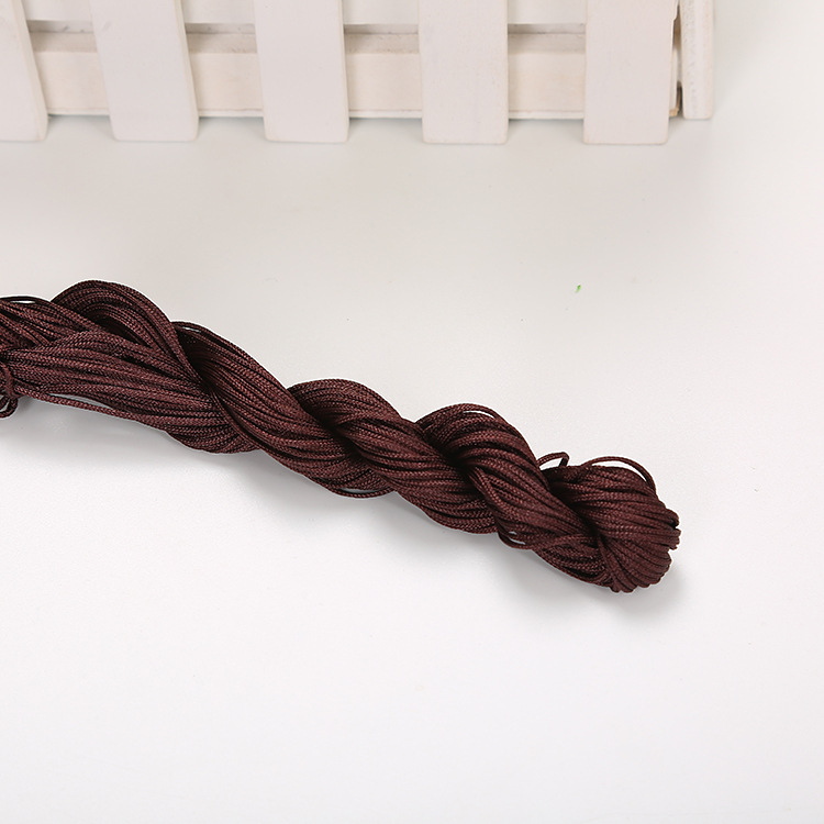 DIY Handmade Jewelry Accessories Bracelet Woven Material a Jade Thread 1mm Chinese Knot Rope Cord for Braiding Tassel/Fringe Wholesale DIY Handmade Jewelry Accessories Bracelet Woven Material a Jade Thread 1mm Chinese Knot Rope Cord for Braiding Tassel/Fringe Wholesale