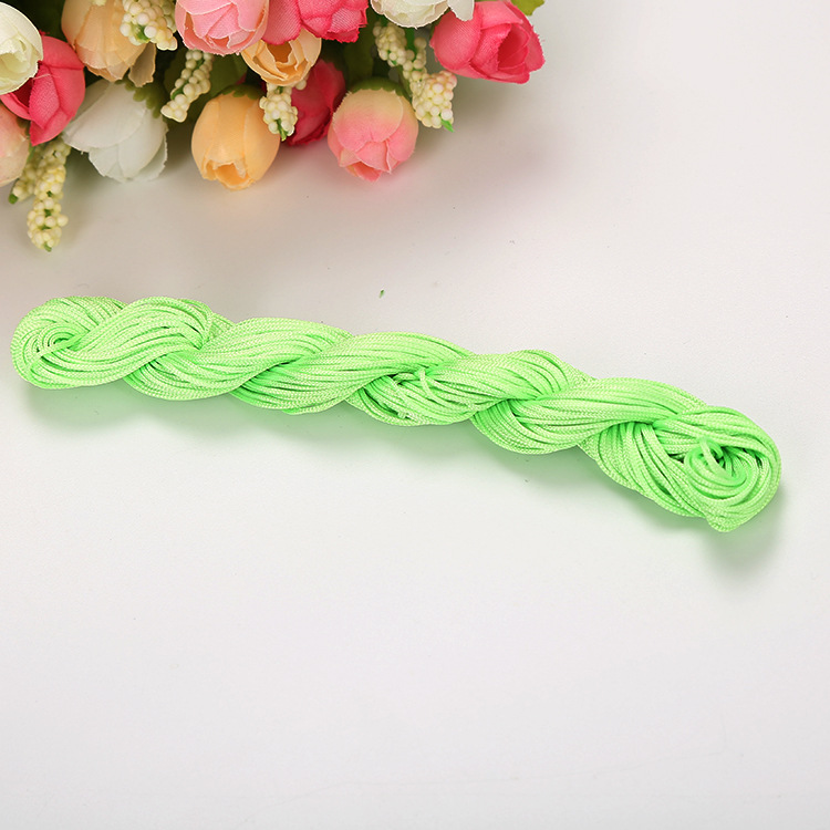 DIY Handmade Jewelry Accessories Bracelet Woven Material a Jade Thread 1mm Chinese Knot Rope Cord for Braiding Tassel/Fringe Wholesale DIY Handmade Jewelry Accessories Bracelet Woven Material a Jade Thread 1mm Chinese Knot Rope Cord for Braiding Tassel/Fringe Wholesale