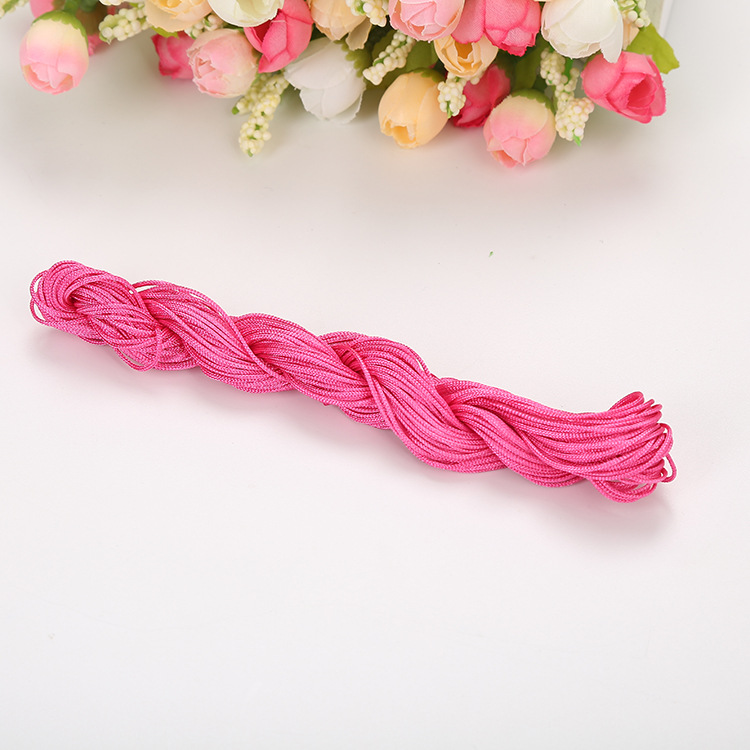 DIY Handmade Jewelry Accessories Bracelet Woven Material a Jade Thread 1mm Chinese Knot Rope Cord for Braiding Tassel/Fringe Wholesale DIY Handmade Jewelry Accessories Bracelet Woven Material a Jade Thread 1mm Chinese Knot Rope Cord for Braiding Tassel/Fringe Wholesale