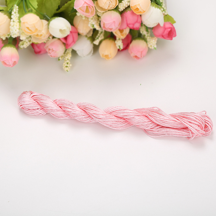 DIY Handmade Jewelry Accessories Bracelet Woven Material a Jade Thread 1mm Chinese Knot Rope Cord for Braiding Tassel/Fringe Wholesale DIY Handmade Jewelry Accessories Bracelet Woven Material a Jade Thread 1mm Chinese Knot Rope Cord for Braiding Tassel/Fringe Wholesale