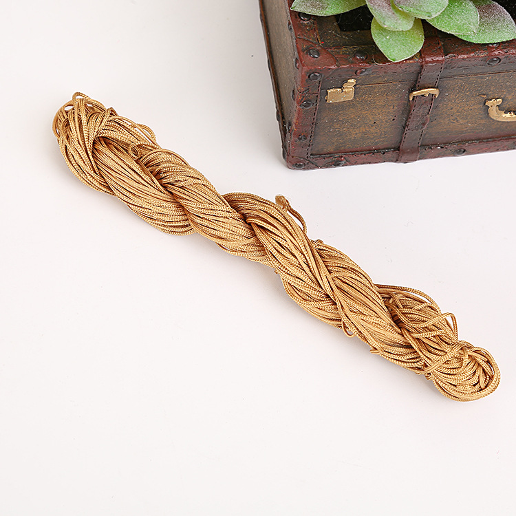 DIY Handmade Jewelry Accessories Bracelet Woven Material a Jade Thread 1mm Chinese Knot Rope Cord for Braiding Tassel/Fringe Wholesale DIY Handmade Jewelry Accessories Bracelet Woven Material a Jade Thread 1mm Chinese Knot Rope Cord for Braiding Tassel/Fringe Wholesale