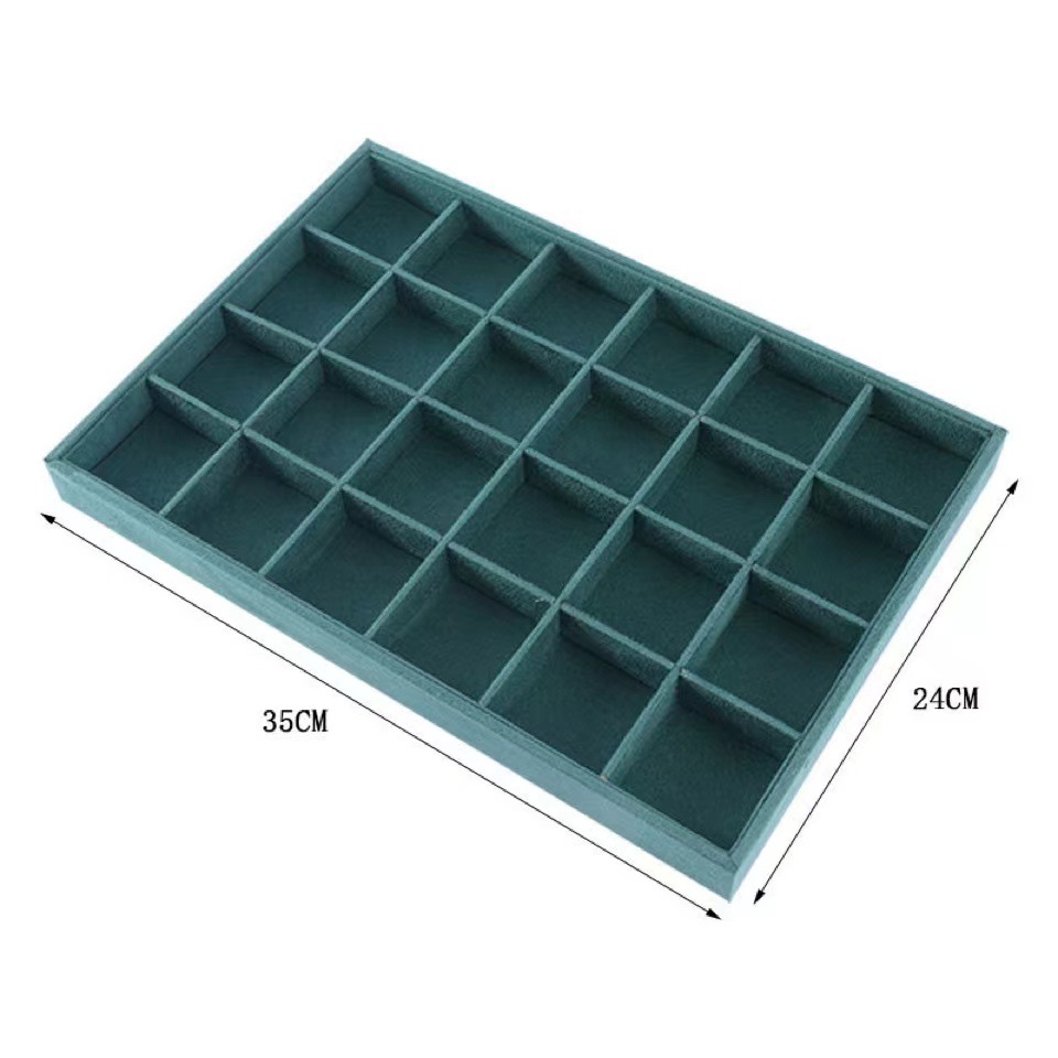 Dark Green Online Influencer Jewelry Tray Bracelet Bracelet Ring Jade Stud Earrings Jewelry Display Shelf Jewelry Jewelry Storage Rack