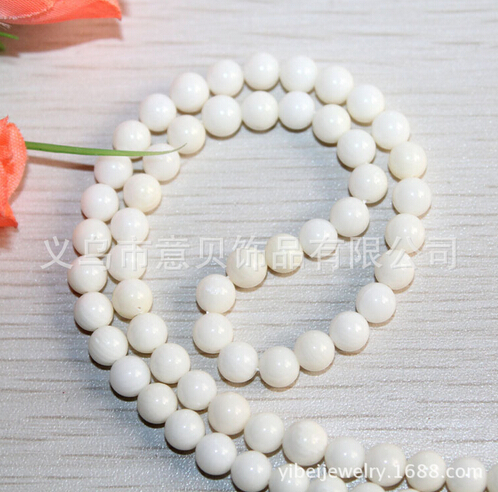 [YiBei Coral]Natural Coral  A material 5mm beads semi-finished products wholesale coral Buddhist accessories