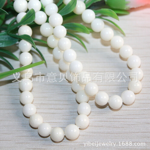 [YiBei Coral]Natural Coral  A material 5mm beads semi-finished products wholesale coral Buddhist accessories