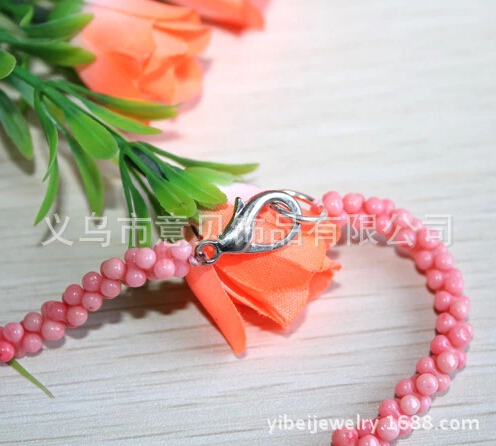 Coral coral natural peanut beads on both sides rose Pearl Necklace Double roses necklace Coral coral natural peanut beads on both sides rose Pearl Necklace Double roses necklace