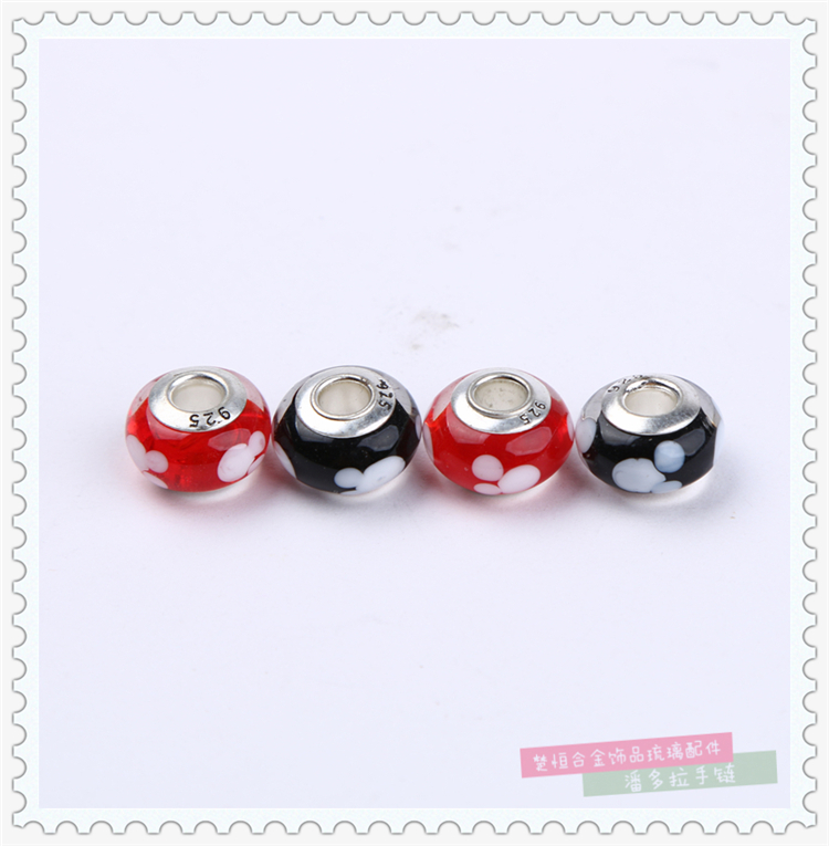 Mixed Color Pandora Beads S925 Silver Jewelry Glazed Loose Beads Bracelet Bracelet Women's Beaded DIY Accessories Mixed Color Pandora Beads S925 Silver Jewelry Glazed Loose Beads Bracelet Bracelet Women's Beaded DIY Accessories
