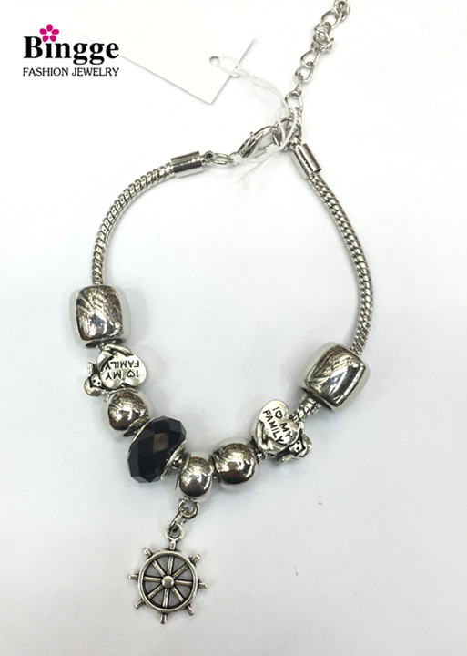 Europe and the United States the most popular jewelry Pandora style bracelet ancient silver bracelet
