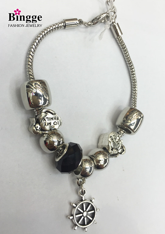 Europe and the United States the most popular jewelry Pandora style bracelet ancient silver bracelet Europe and the United States the most popular jewelry Pandora style bracelet ancient silver bracelet