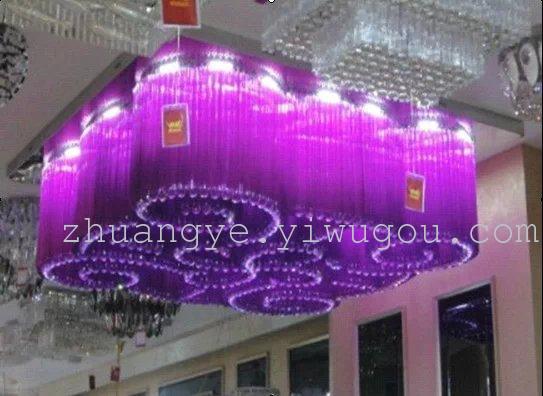 Crystal Chandelier Light Modern Chandeliers Dining Room Light Fixtures Lamp Glass Large purple Flush Mount 81