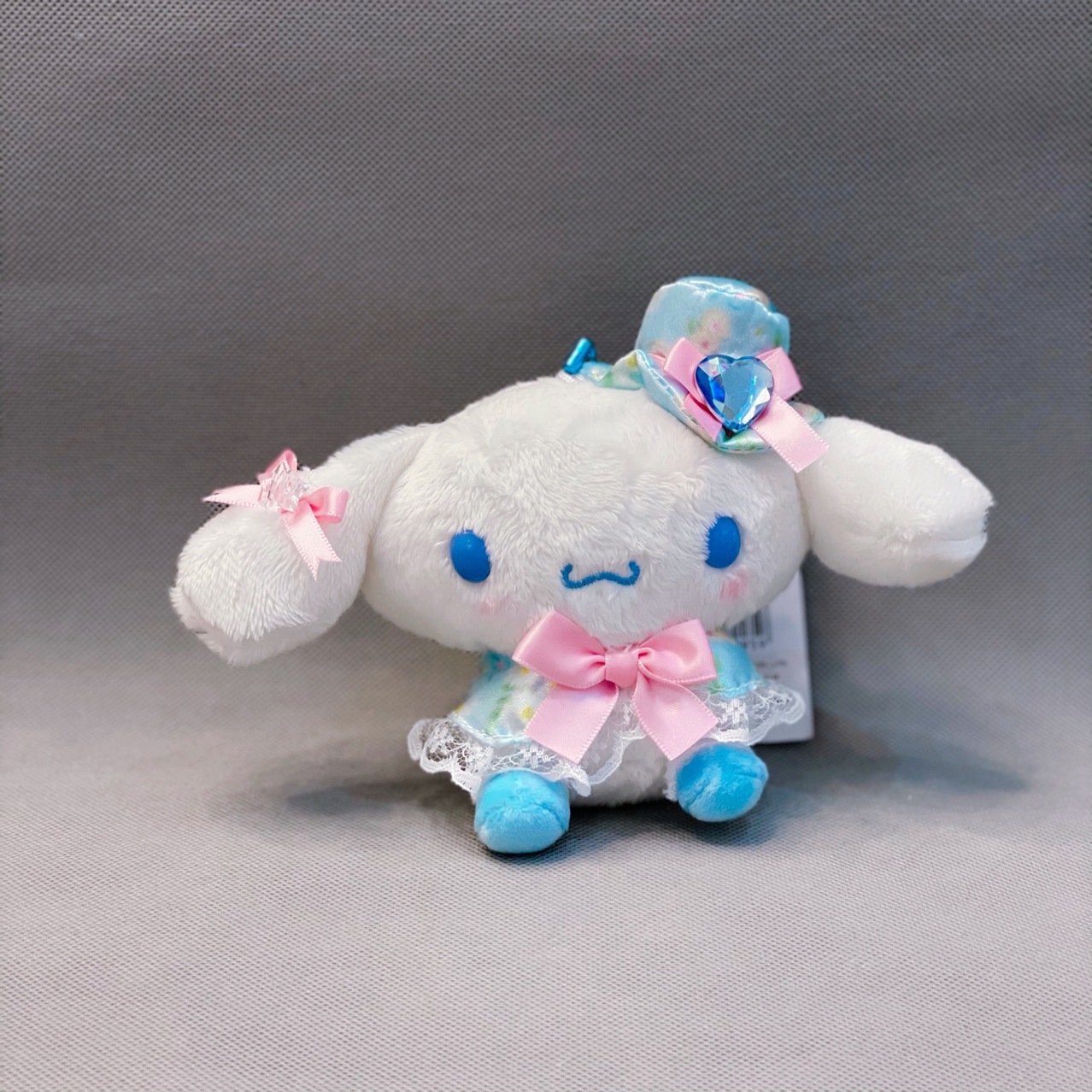 New Crystal Love Gem Clow M Cinnamoroll Babycinnamoroll Big Ear Dog Small Pendant Plush Animal Purple Plush Toy