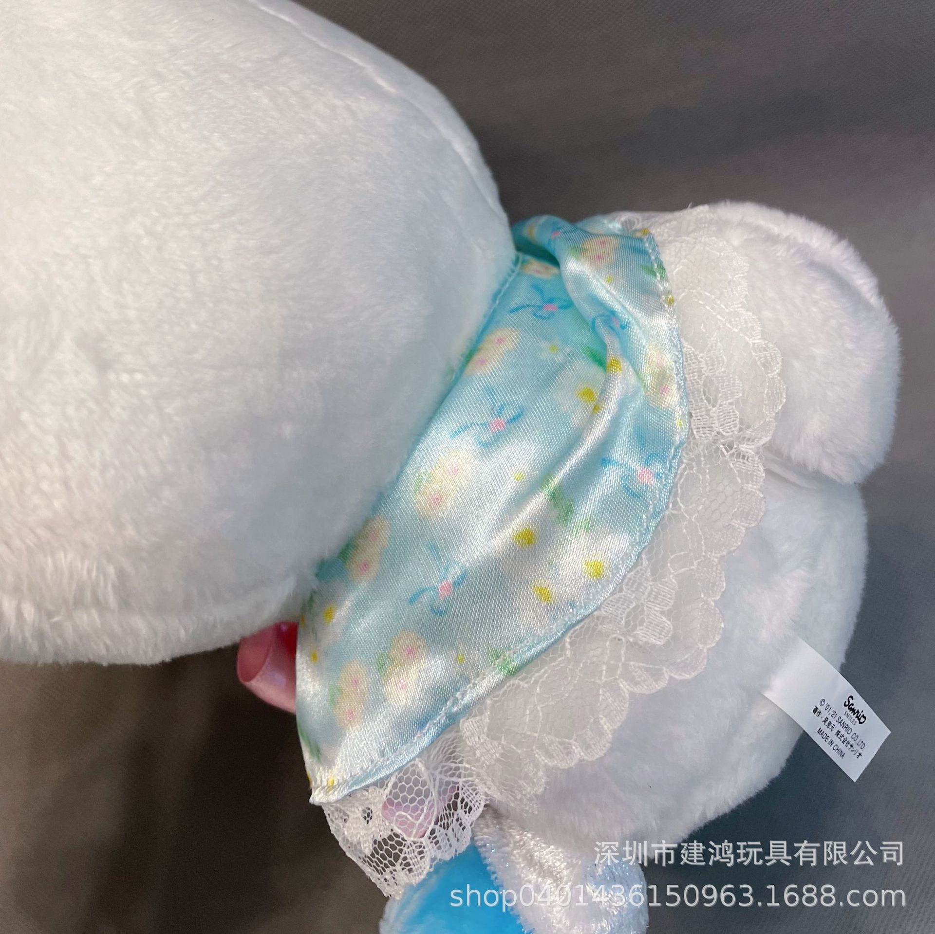 New Crystal Love Gem Clow M Cinnamoroll Babycinnamoroll Big Ear Dog Small Pendant Plush Animal Purple Plush Toy