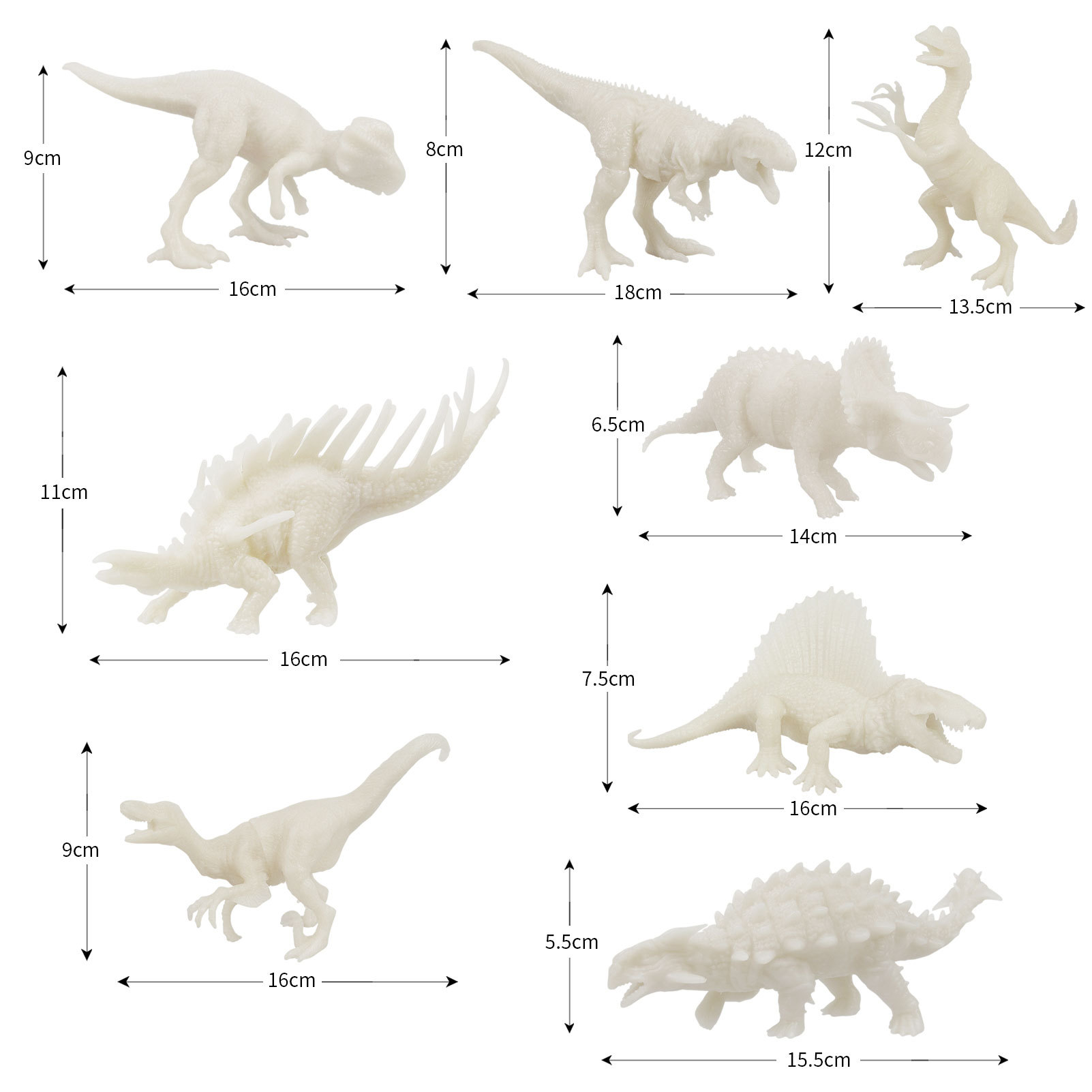 Cross-Border DIY Painted Dinosaur White Blank Model Graffiti Sword Dragon Dragon Painting Volcano Tree Stone Set Children's Toys