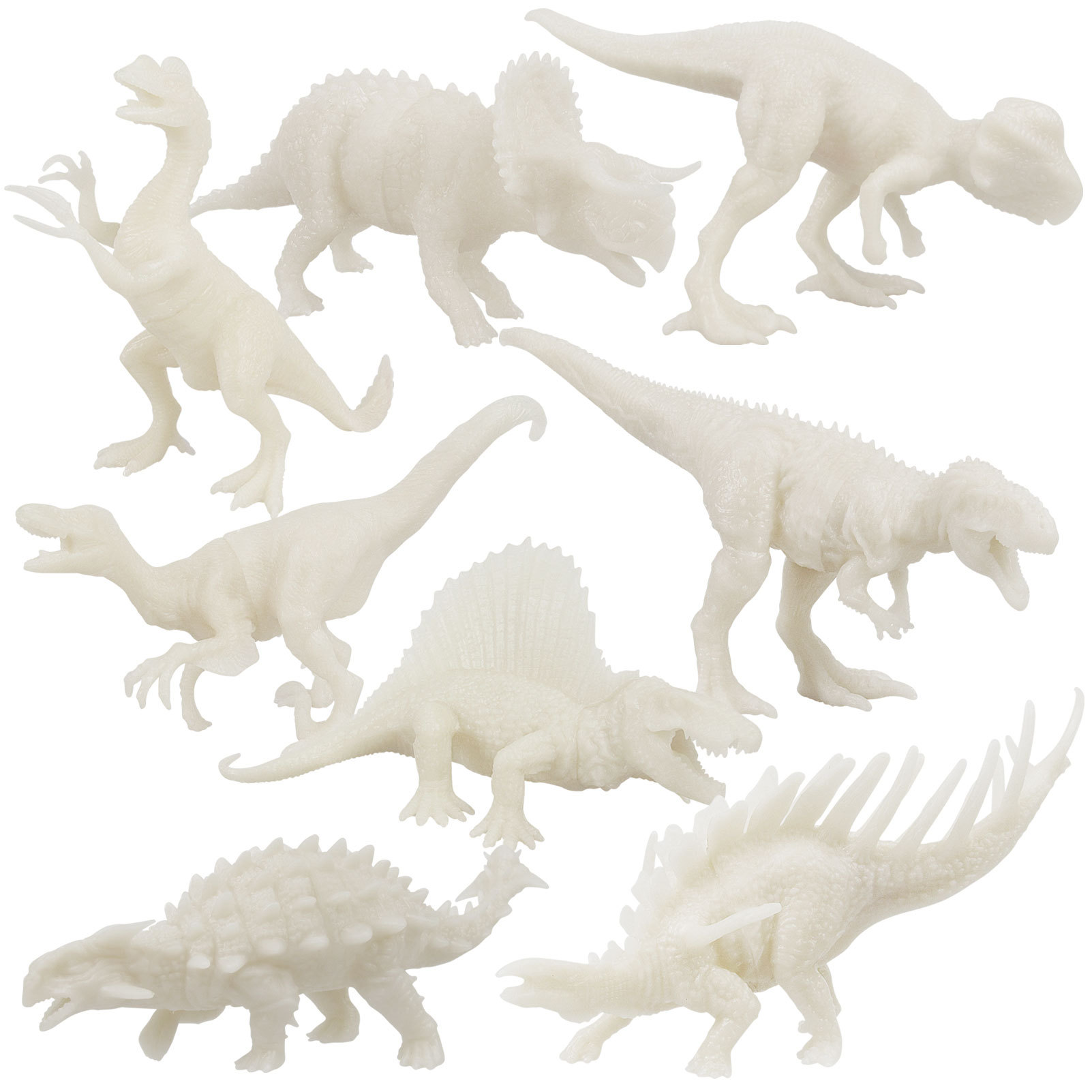 Cross-Border DIY Painted Dinosaur White Blank Model Graffiti Sword Dragon Dragon Painting Volcano Tree Stone Set Children's Toys