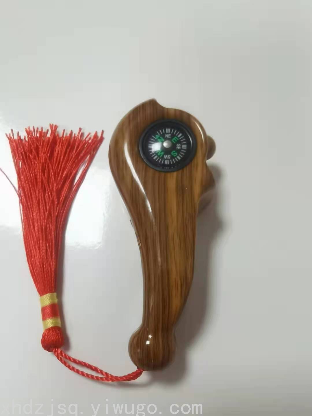 New Buddha Counter Ring Buddhist Counter Mini Manual Pedometer Touch Button Wood Grain Beads