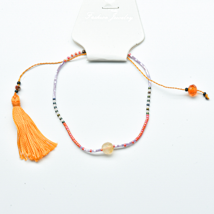 Nicole Jewelry Promotional Clothing Trendy Antique Beads round Beads Agate Stone Bracelet (5 Pieces Per Person)