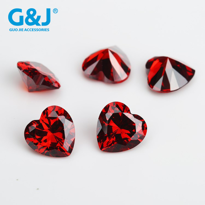 Peach heart love crystal zirconium crystal pink series love jewelry decorative stone Peach heart love crystal zirconium crystal pink series love jewelry decorative stone
