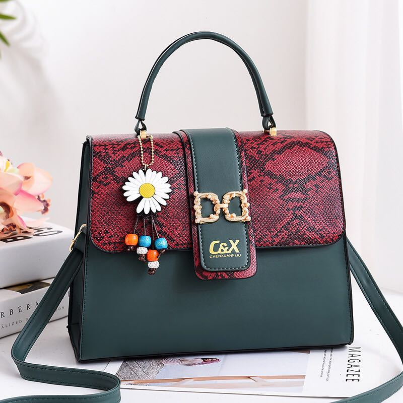 Women&#039;s Bag 2020 Trendy Stone Pattern Handbag Korean Style Ins Simple New Fashion Shoulder Messenger Bag Women&#039;s Bag