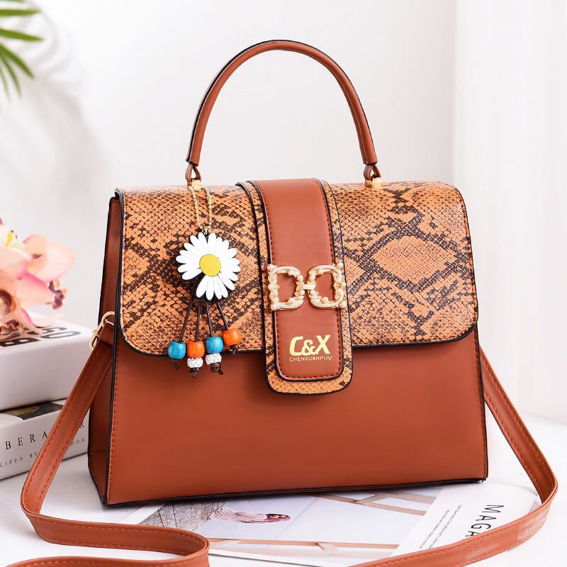 Women&#039;s Bag 2020 Trendy Stone Pattern Handbag Korean Style Ins Simple New Fashion Shoulder Messenger Bag Women&#039;s Bag