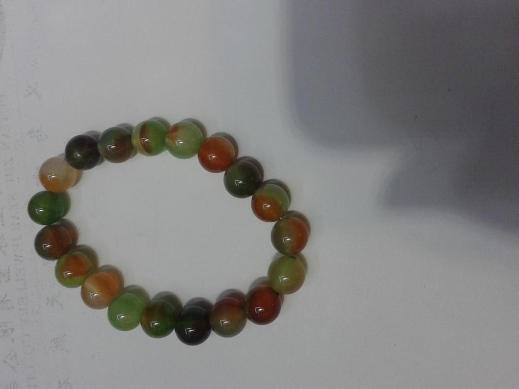Natural stone jewelry peacock agate colorful agate bracelet zx5481 Natural stone