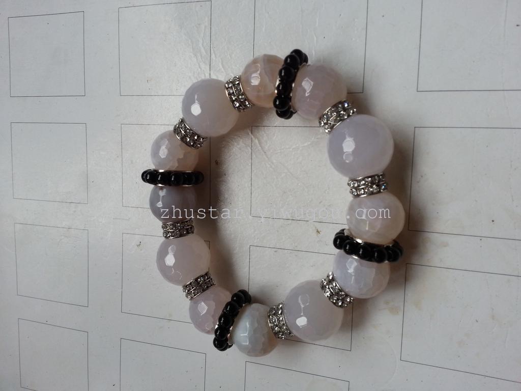 Natural stone, agate stone, colorful agate bracelet, opal jewelry