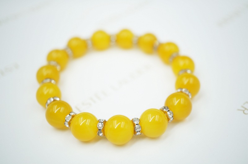 Natural agate bracelet with classic crystal jewelry bracelet export