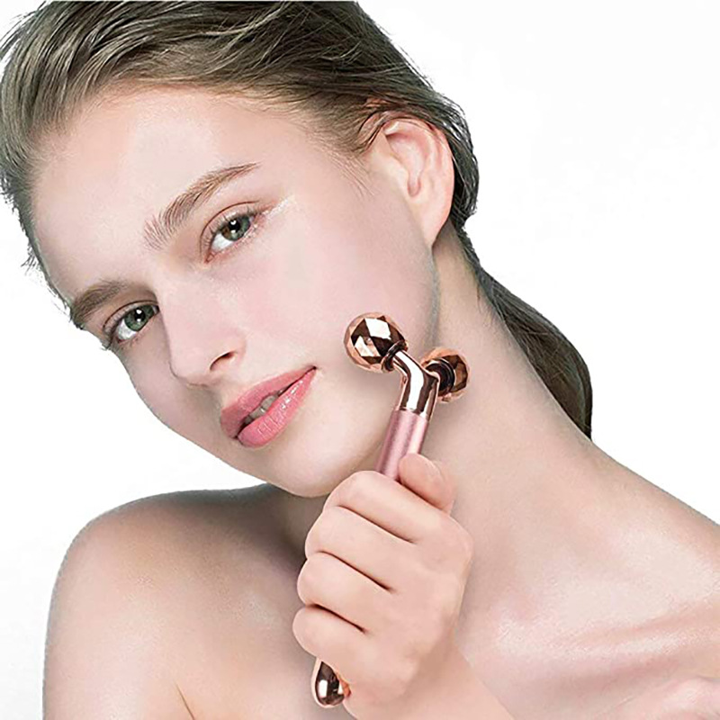 Beauty Instrument Facial Massager Electric ThreeinOne Natural Pink Crystal Jade Roller Beauty Bar Lifting Stick Whole Beauty Instrument Facial Massager Electric ThreeinOne Natural Pink Crystal Jade Roller Beauty Bar Lifting Stick Whole