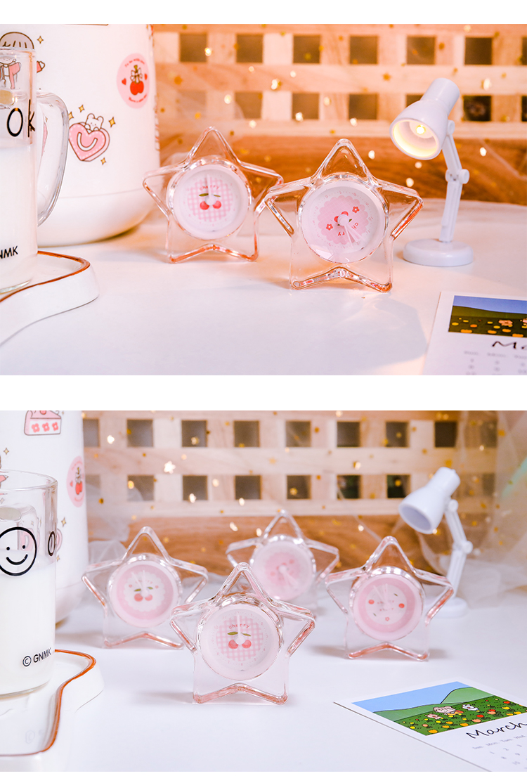 Pink Girl Heart Cute Crystal Transparent Ultra-Quiet Clock Student Alarm Bedroom Multi-Functional Creative Large Volume Pink Girl Heart Cute Crystal Transparent Ultra-Quiet Clock Student Alarm Bedroom Multi-Functional Creative Large Volume