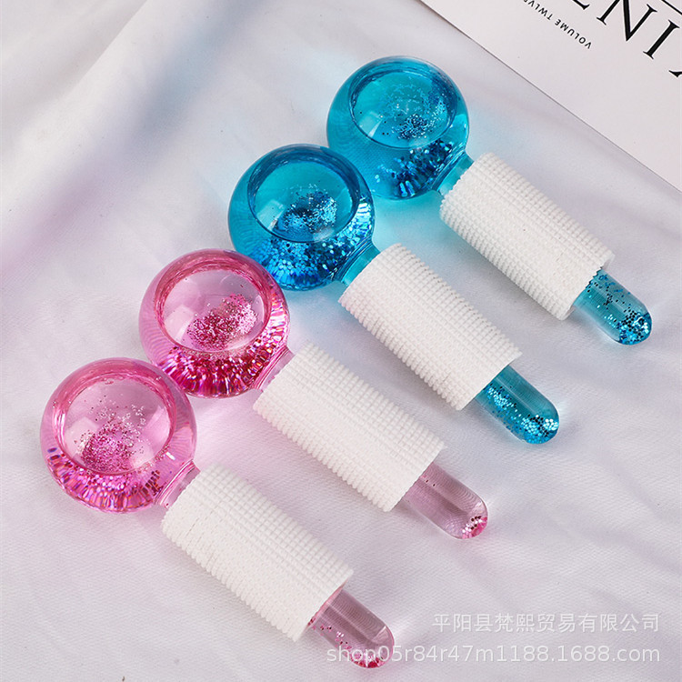 New Amazon Ice Hockey Beauty Ball Pink Crystal Ice Hockey Ice Therapy Facial Massage Glass Beauty Ball Ice Wave Ball New Amazon Ice Hockey Beauty Ball Pink Crystal Ice Hockey Ice Therapy Facial Massage Glass Beauty Ball Ice Wave Ball