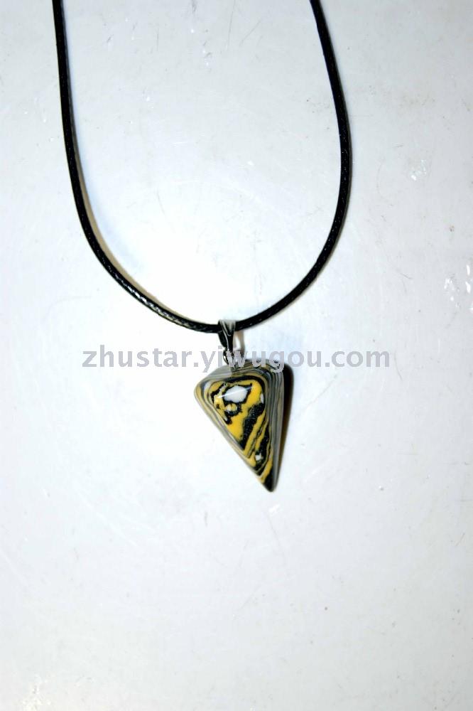 Natural stone, crystal, amethyst, agate, opal, tiger eye stone, hexagon cone pendant. Natural stone, crystal, amethyst, agate, opal, tiger eye stone, hexagon cone pendant.