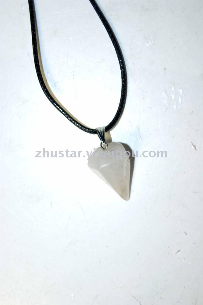 Natural stone, crystal, amethyst, agate, opal, tiger eye stone, hexagon cone pendant. Natural stone, crystal, amethyst, agate, opal, tiger eye stone, hexagon cone pendant.