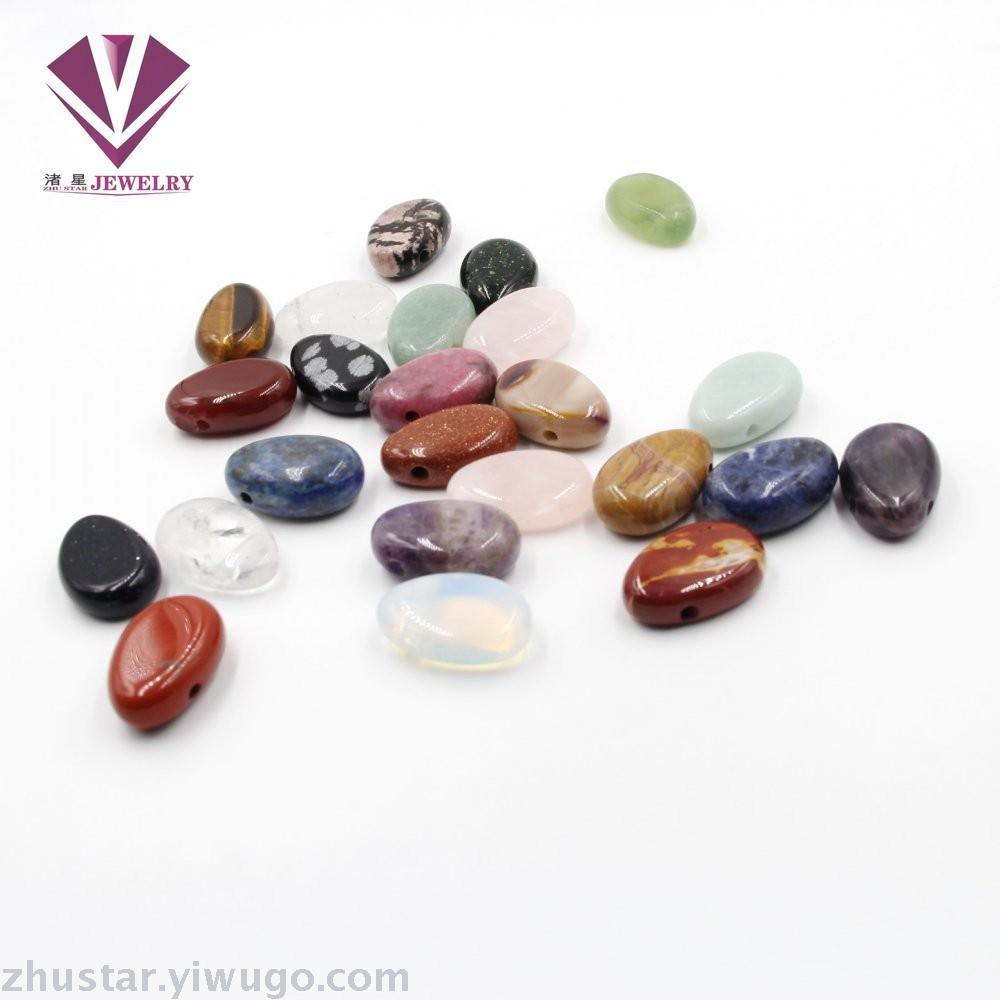 Natural stone amorphous pendant, agate, powder crystal, opal, blue sand, green gold, tiger eye stone color stone