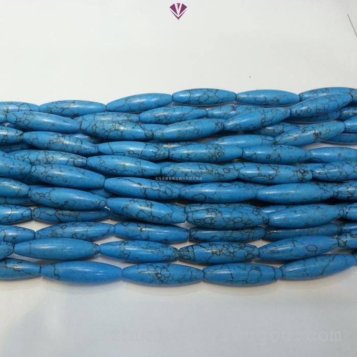 Turquoise round bead necklace ornament, natural stone jewelry, blue pine stone, tiger eye stone, cat eye stone Turquoise round bead necklace ornament, natural stone jewelry, blue pine stone, tiger eye stone, cat eye stone