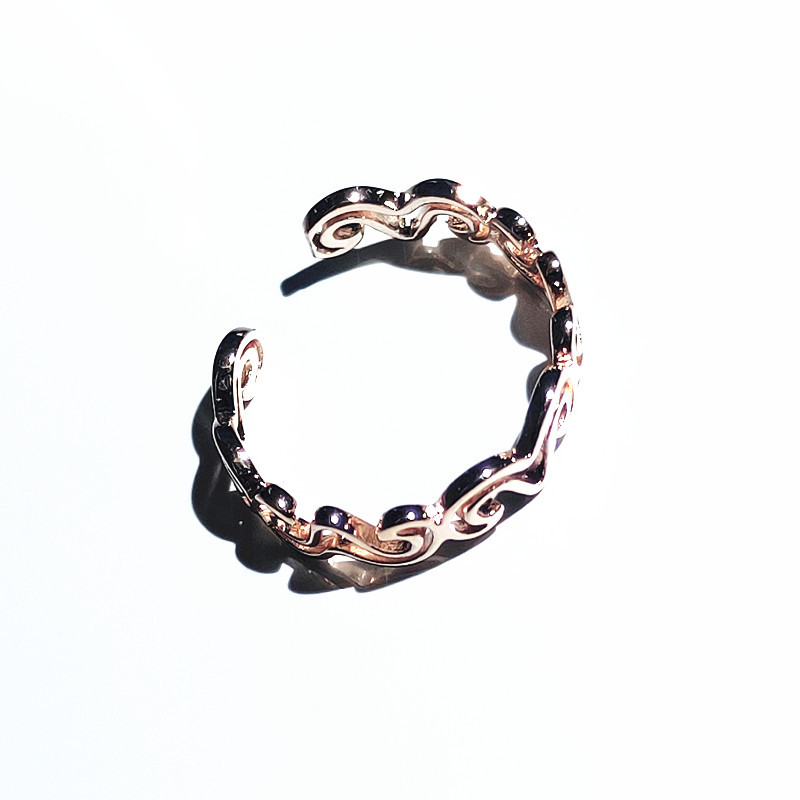 Open Japanese and Korean Hot Sale Silver Rose Gold Ring Fashion All-Match Personalized Source Factory Direct Sales Open Japanese and Korean Hot Sale Silver Rose Gold Ring Fashion All-Match Personalized Source Factory Direct Sales