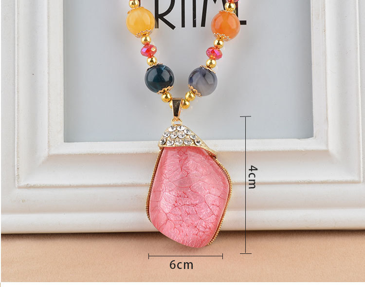 Ethnic Style Goldfish Sweater Chain Long Necklace Water Drop Imitation Beeswax Pendant Cotton Linen Trimmings for Clothing Pendant Wholesale Ethnic Style Goldfish Sweater Chain Long Necklace Water Drop Imitation Beeswax Pendant Cotton Linen Trimmings for Clothing Pendant Wholesale