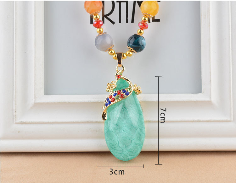 Ethnic Style Goldfish Sweater Chain Long Necklace Water Drop Imitation Beeswax Pendant Cotton Linen Trimmings for Clothing Pendant Wholesale Ethnic Style Goldfish Sweater Chain Long Necklace Water Drop Imitation Beeswax Pendant Cotton Linen Trimmings for Clothing Pendant Wholesale