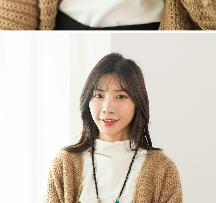 Sweater Chain Women's Autumn and Winter All-Match Long Necklace Women's Fashion Cross-Border New Accessories Popular Pendant Imitation Beeswax Pendant Sweater Chain Women's Autumn and Winter All-Match Long Necklace Women's Fashion Cross-Border New Accessories Popular Pendant Imitation Beeswax Pendant