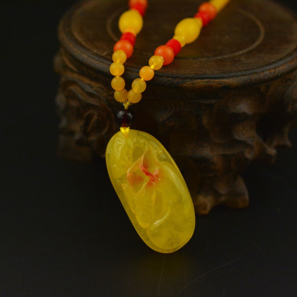 Hot Selling Second-Generation Ceromel Long Sweater Chain Fluorescent Floating Beeswax Necklace, Beeswax Pendant Wholesale Hot Selling Second-Generation Ceromel Long Sweater Chain Fluorescent Floating Beeswax Necklace, Beeswax Pendant Wholesale
