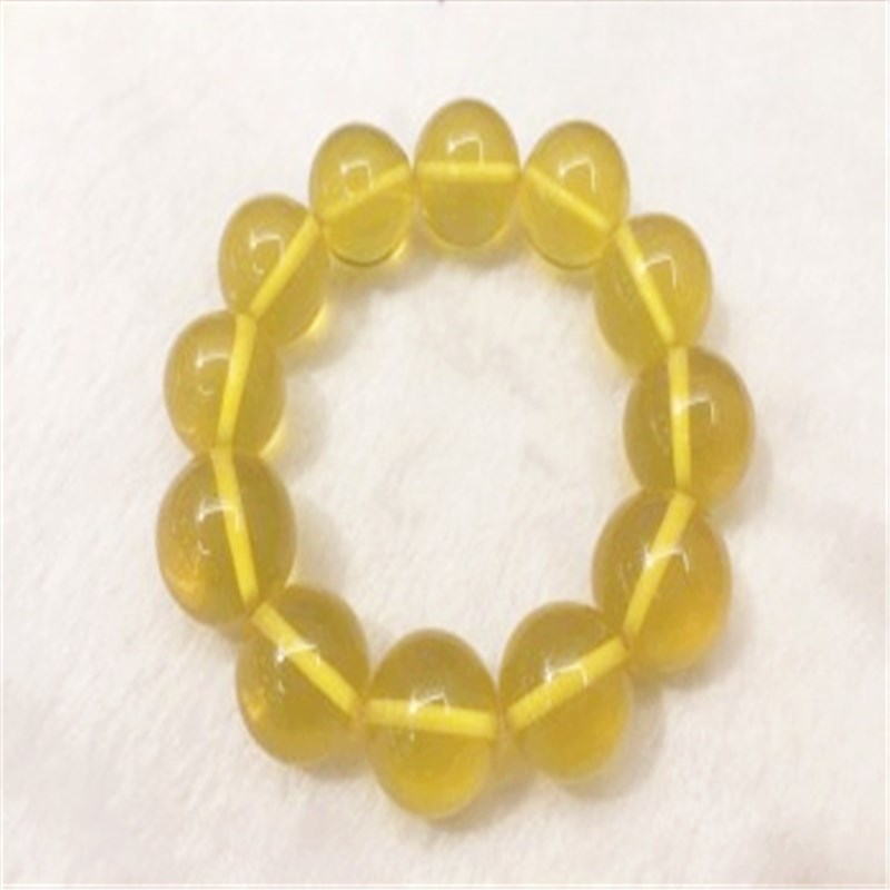 Chicken fat yellow beeswax Bracelet filigree Enamel Bracelet Blue Amber beeswax Bracelet