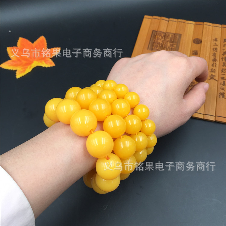 Single Circle High Imitation Beeswax Bracelet Participation Activities Small Gift Stall Hot Selling Supply 14 16 18mm Bracelet Single Circle High Imitation Beeswax Bracelet Participation Activities Small Gift Stall Hot Selling Supply 14 16 18mm Bracelet